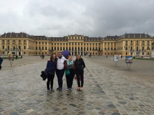 Schonbrunn Palace in Vienna, Austria