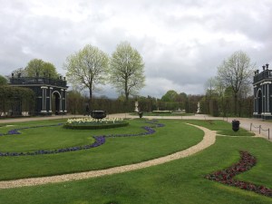 Gardens of Schonbrunn Palace in Vienna, Austria