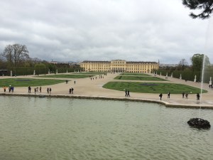 Schonbrunn Palace in Vienna, Austria