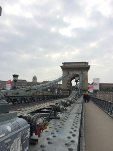 Chain Bridge in Budapest, Hungary