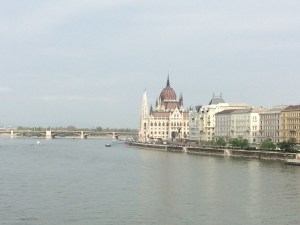 Parliament Building along the Danube River in Budapest, Hungary