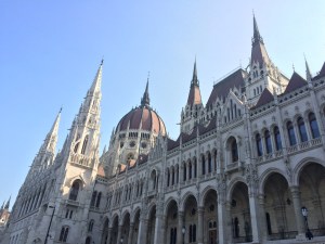 Hungarian Parliament Building in Budapest Hungary